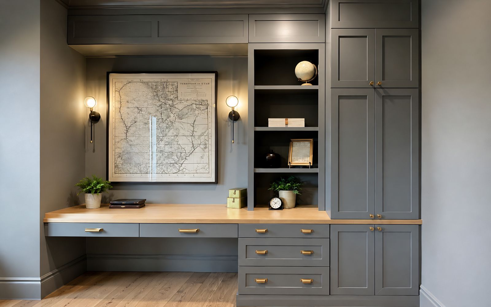 Bespoke fitted home office furniture