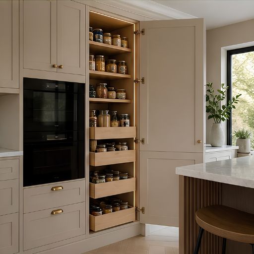 Fitted kitchen storage portfolio example