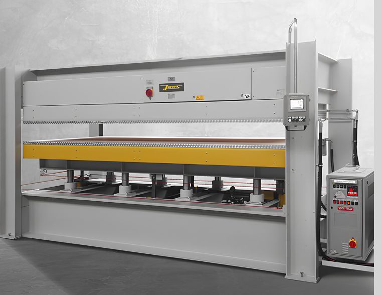 JOOS BEU 80 veneer press for bonding veneer to furniture panels